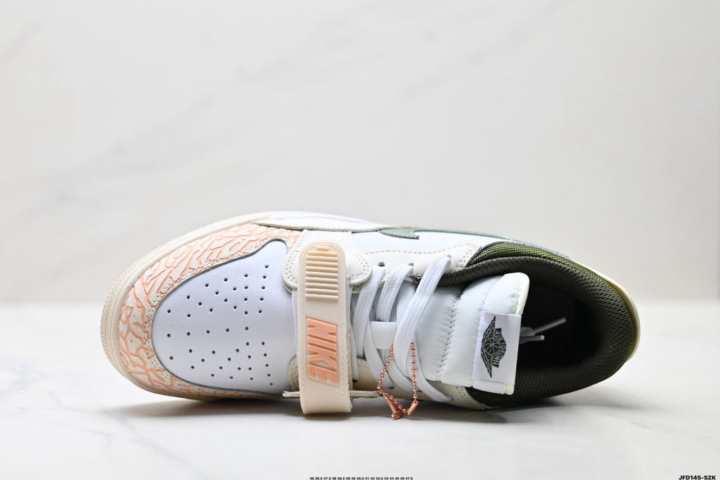 Jordan Legacy 312 Low White Sand Olive Green Sneakers
