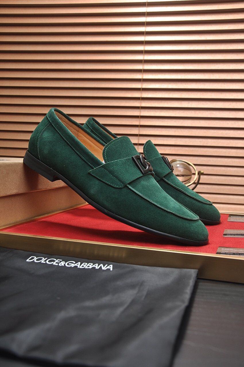 Dolce & Gabbana Bernini Logo Loafers