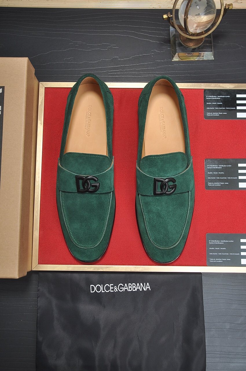 Dolce & Gabbana Bernini Logo Loafers