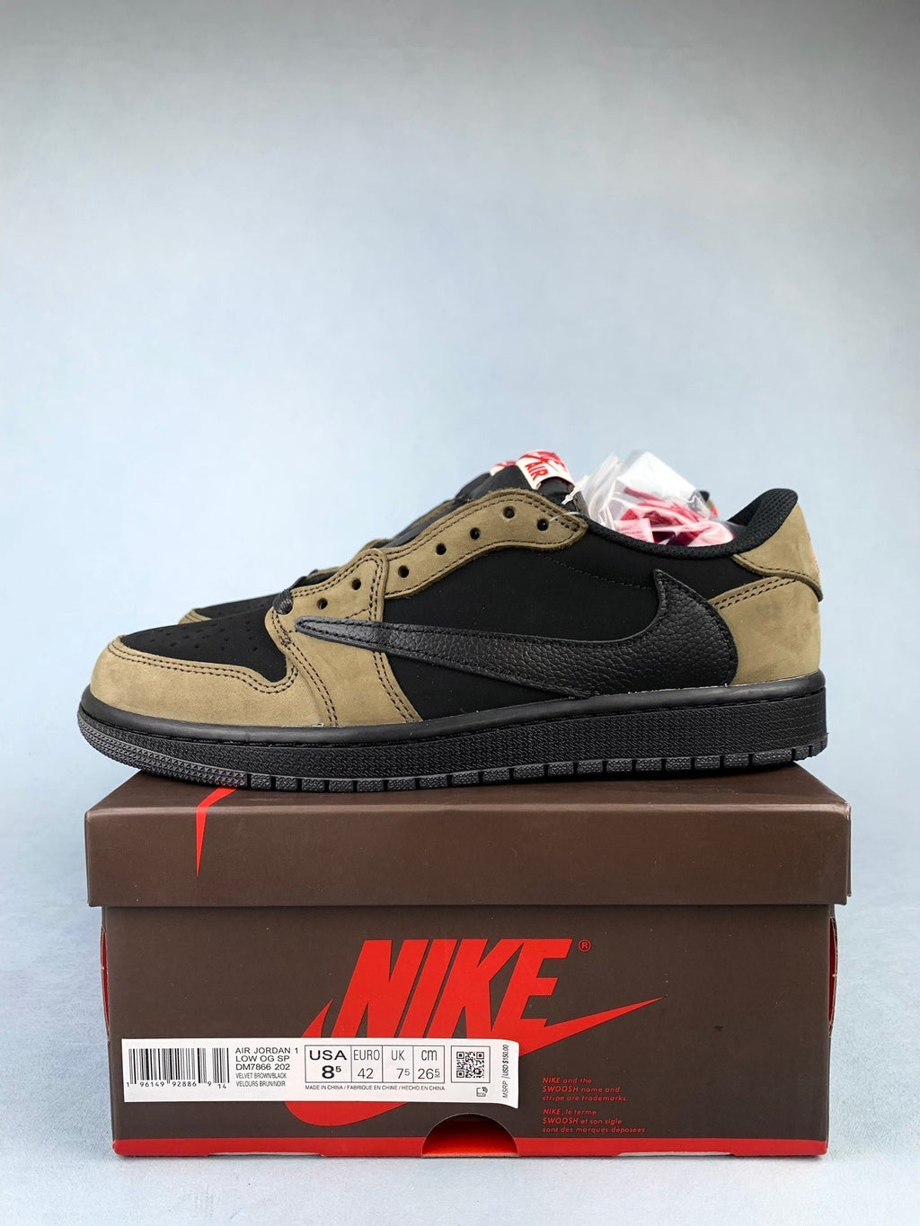 Air Jordan 1 Low OG SP Velvet Brown ts Unisex Sneakers DM7866-202