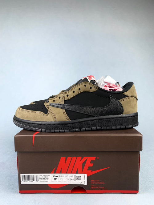 Air Jordan 1 Low OG SP Velvet Brown ts Unisex Sneakers DM7866-202